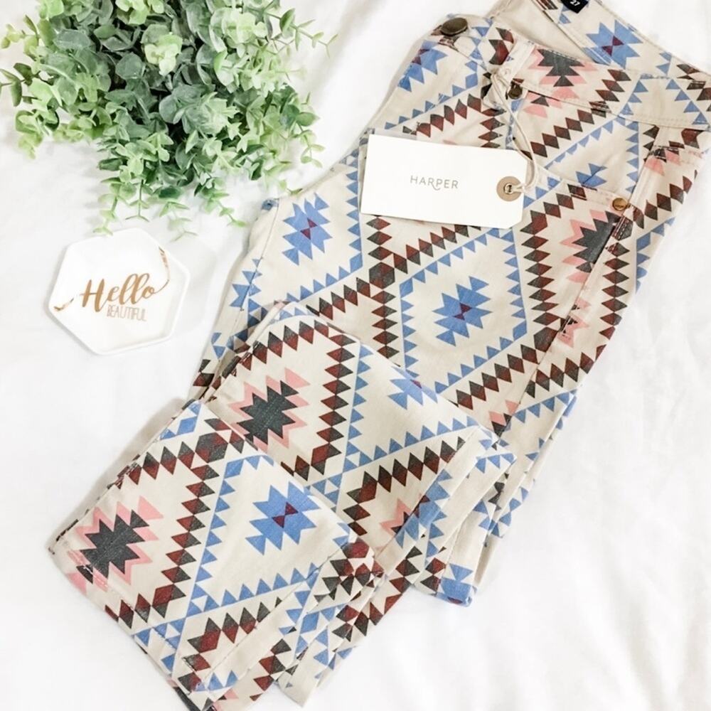 Harper | Aztec Colored Jeans Size 27